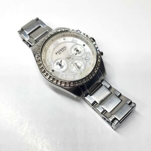Fossil Watch CH2542 Silver Steel Wristband Multifunction Mop 10 ATM